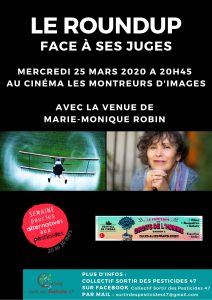 Soyez nombreux à venir écouter Marie Monique Robin